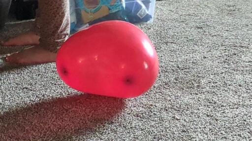 Heart balloon with nipples